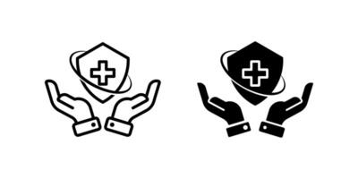 Immune icon set. for mobile concept and web design on white background vector