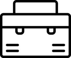 Briefcase Icon in Line Style vector