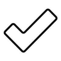 Checklist Icon in Line Style vector
