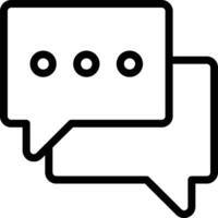 Communication Icon in Line Style vector