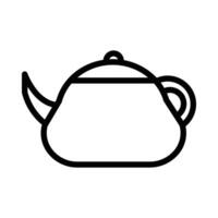 Kettle Icon in Line Style vector