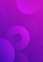 Abstract style vertical illustrations purple circular pattern background vector