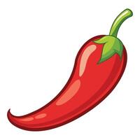 Hot Red Chili Pepper Graphic vector
