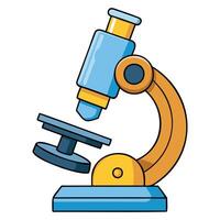 Modern Microscope Design vector