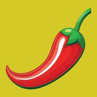 Spicy Red Chili Design vector