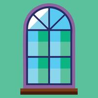 Stylish Window Graphics for Digital Use vector
