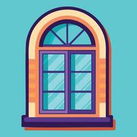Modern Window Illustration for Creative Projects vector