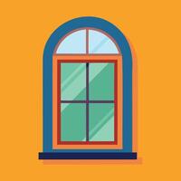 Elegant Window Design for Architecture and Decor vector