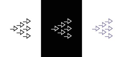 Minimal arrows illustration - Arrows icon for web vector