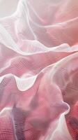 Abstract background with pink and white fabric photo