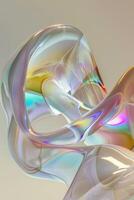 Abstract colorful abstract background 3d rendering illustration photo