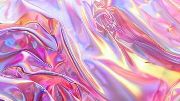 A shiny, colorful fabric with a lot of shiny colors photo