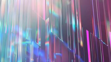 Abstract holographic background with colorful lines photo