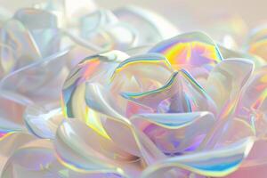 A close up of a bunch of white flowers photo