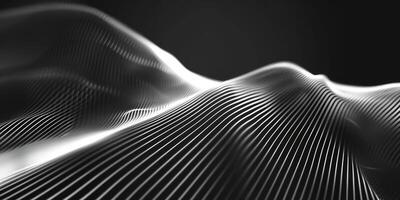 Abstract wave background with lines and curves photo