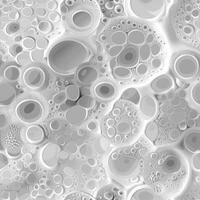 A white and gray abstract background with bubbles photo