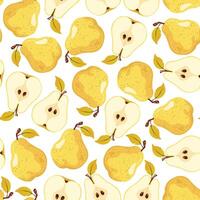 A lively pear print design. vector