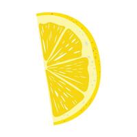 A simple lemon wedge vector