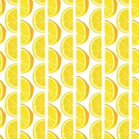 Simple lemon pattern vector