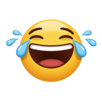 Laughing Tears Emoji Hilarious Face with Joyful Expression png