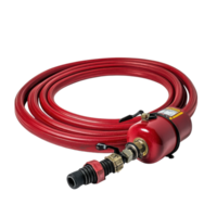 Red Fire Extinguisher Safety on transparent background. png