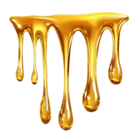 Honey Dripping Background Image on transparent background. png