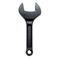 Black Wrench Top View Tool on transparent background. png