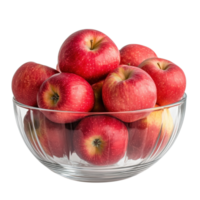 Red Apple Orchard Harvest Abundance on transparent background. png