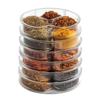 Stylish Portable Spice Rack on transparent background. png