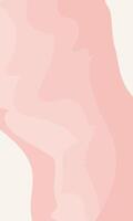Vertical background wavy lines. Pastel color delicate peach with pink. Template for design, stories, posts on social networks. vector