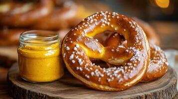 Pretzel Sticks with DIY Mustard photo