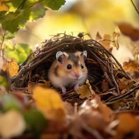 Little Rodent in Its Natural Abode photo