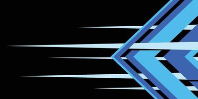 Car wrap design with blue and black color theme vector