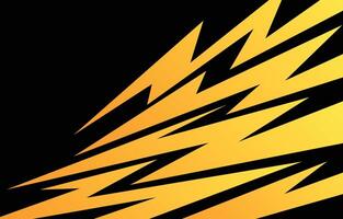 A lightning bolt on a black background vector