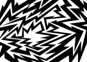 A black and white abstract design with a lot of lines vector