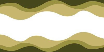 A green and white background with wavy lines vector