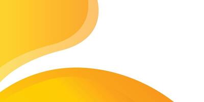 A yellow and white background with a curved shape vector
