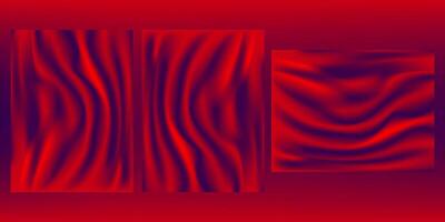 Abstract Red and Purple Wavy Silk Texture Background Design Wallpaper vector