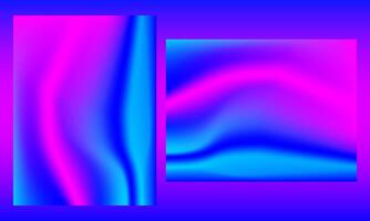 Abstract Holographic Gradient Background Design Wallpaper vector
