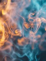 Twilight Haze Embracing Smoke Circles photo