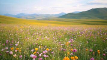 Sprawling Fields of Endless Wildflowers photo