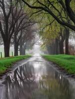 Drizzly Day in Rural Scenes photo