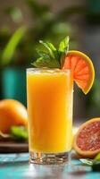 A Cup of Refreshing Citrus Drink photo