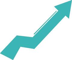 Upward Arrow Symbolizing Growth and Progress vector