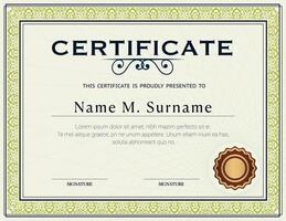 Award template design background decorative layout vector