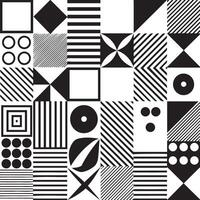 Geometric Bauhaus Shape Abstract Silhouette on a Background vector