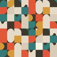 Bauhaus Trendy Abstract Geometric Shape Silhouette on a Background vector
