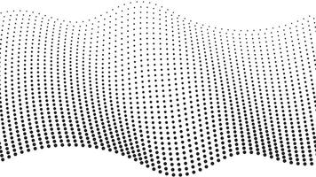 Halftone Pattern of dots for background or design vector