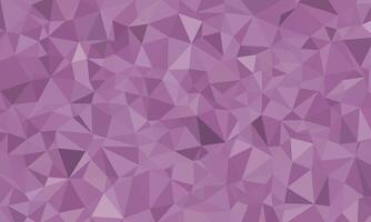Abstract irregular polygon background in plum purple color. Illusion triangle pattern design for decoration, display, greeting, invitation, website, advertisement, cover, backdrop, commercial, header vector