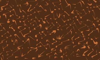 Decorative colored pattern. Dark brown abstract geometric background texture. Comic element set vector